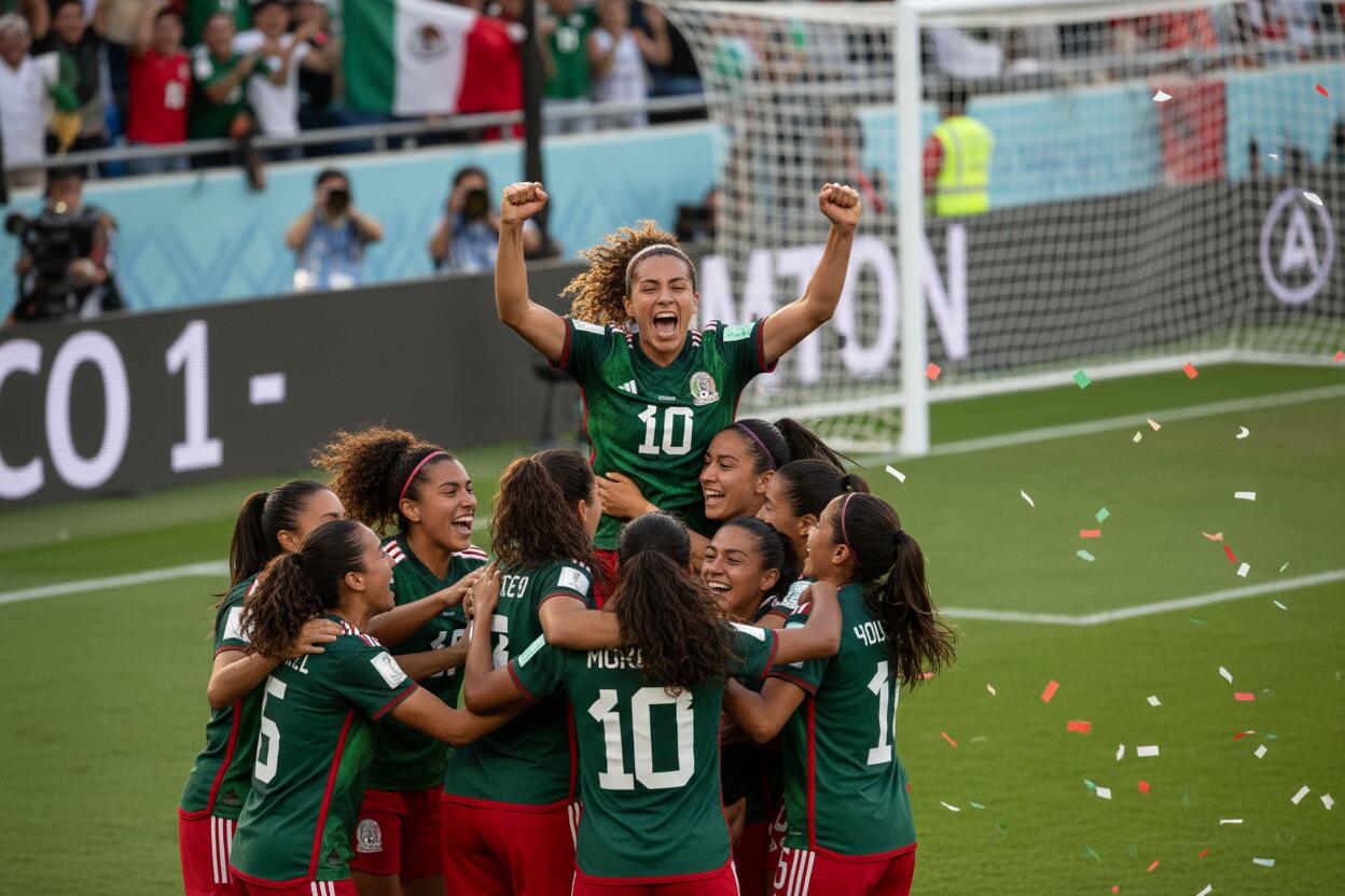 ¡Triunfo contundente! México Femenil vence 9-0 a Islas Vírgenes