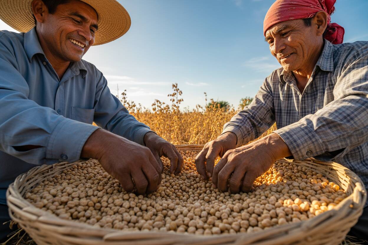 Sinaloa exporta 10 mil toneladas de garbanzo a Argelia