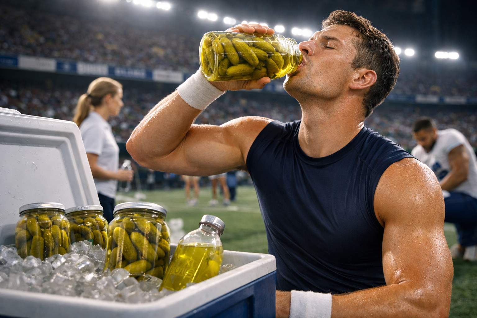 ¿Pepinillos contra calambres? La nueva moda del deporte de élite