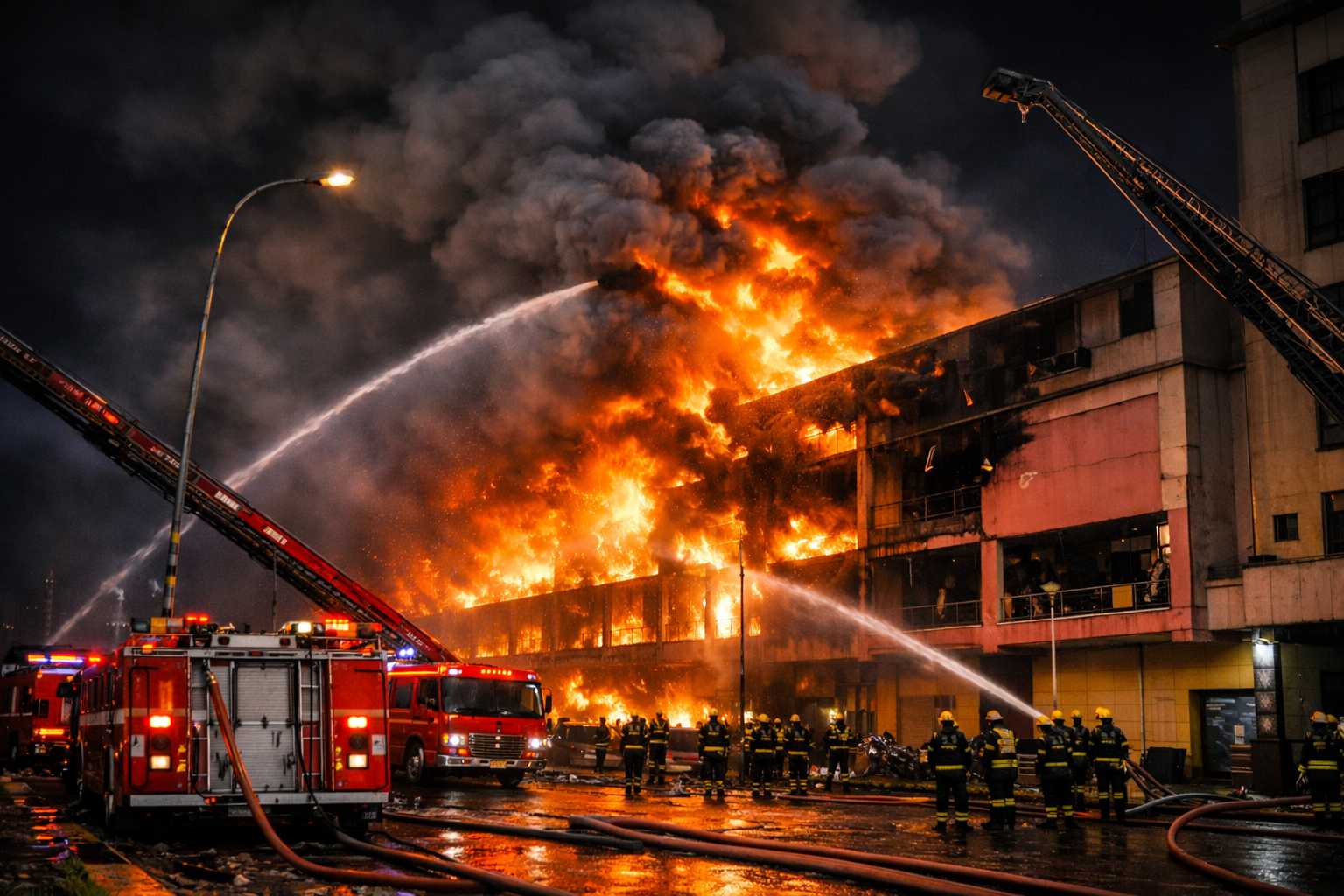 Gran incendio en Guayaquil: declaran Alarma 3 y evacúan el centro de la ciudad