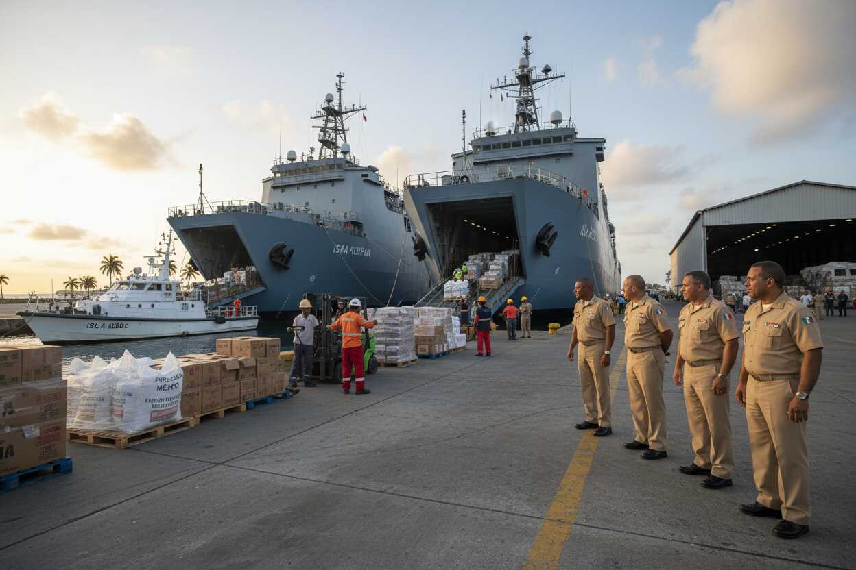 México envía ayuda humanitaria a Cuba con alimentos y artículos de higiene