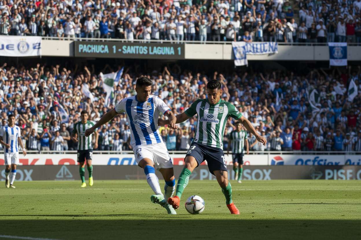 Pachuca golea a Santos Laguna 4-0 en Sub 21