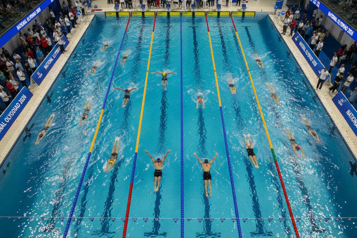 Calendario deficiente frena récords en Olimpiada Nacional de Natación 2026