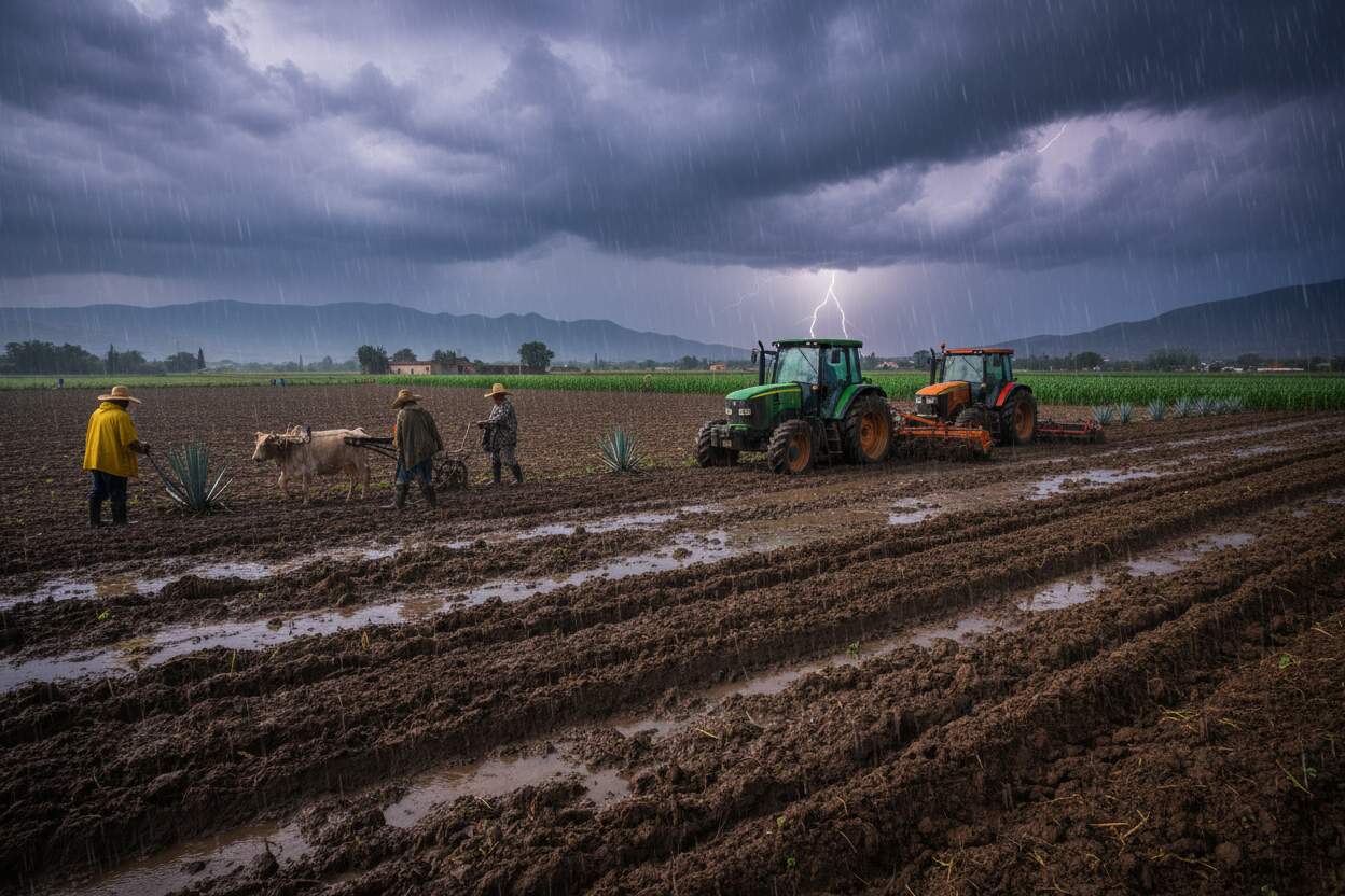 Lluvias torrenciales en México benefician cultivos, pero ponen en jaque al ganado e infraestructura