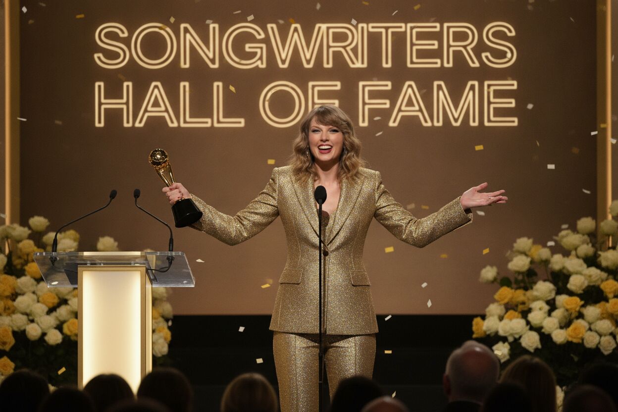 Taylor Swift hace historia: se convierte en la mujer más joven en ingresar al Salón de la Fama de los Compositores