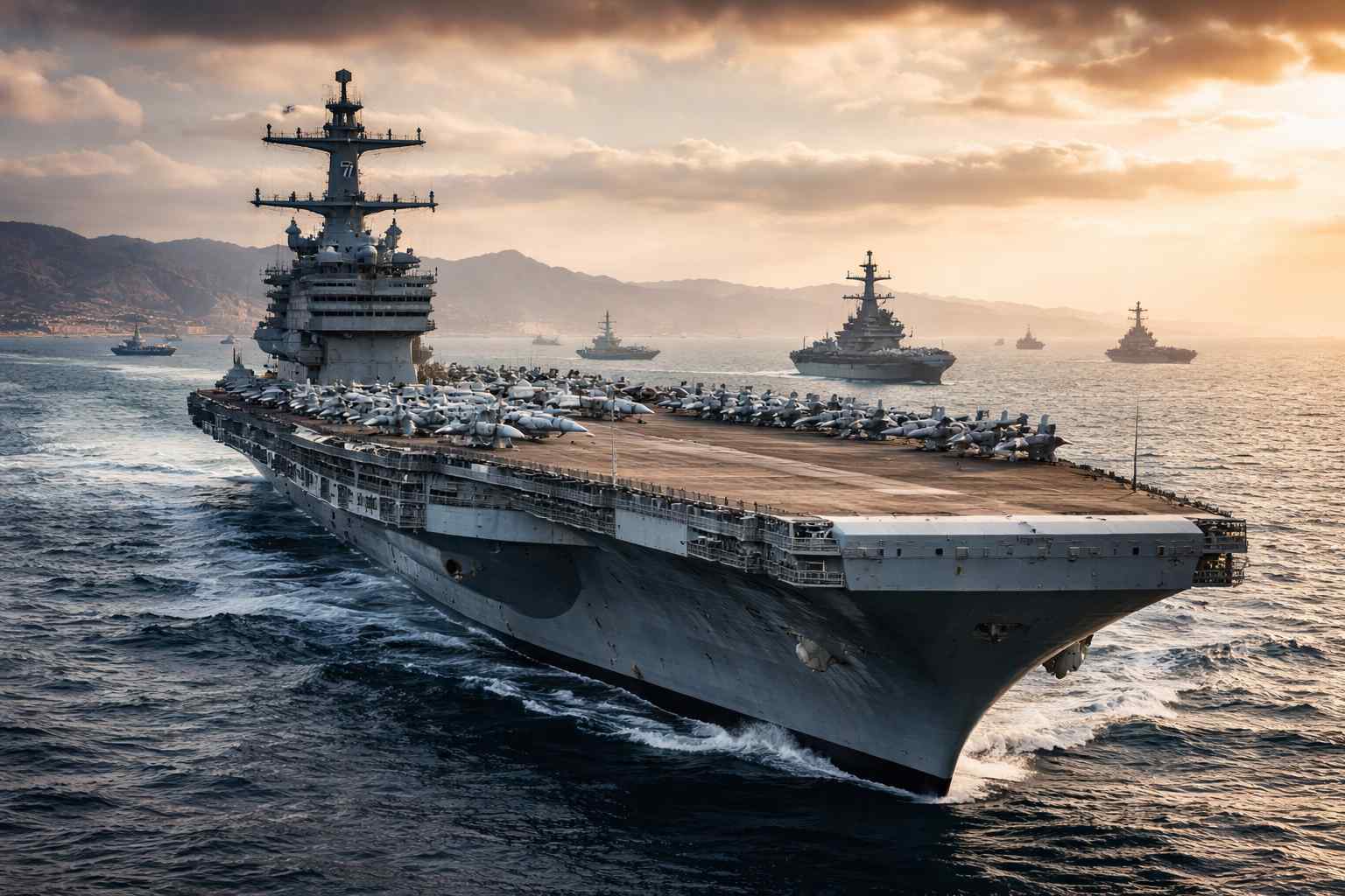 EE.UU. despliega el portaaviones USS Gerald R. Ford al Golfo Pérsico y aumenta la tensión con Irán