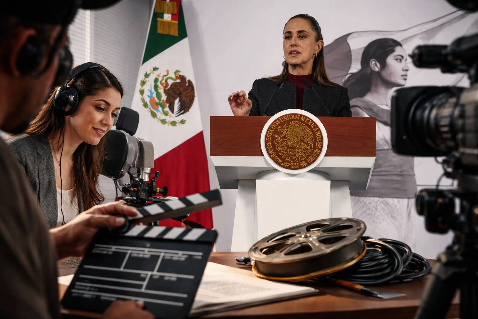 Sheinbaum impulsa leyes para proteger el cine nacional y a actores de doblaje ante la IA