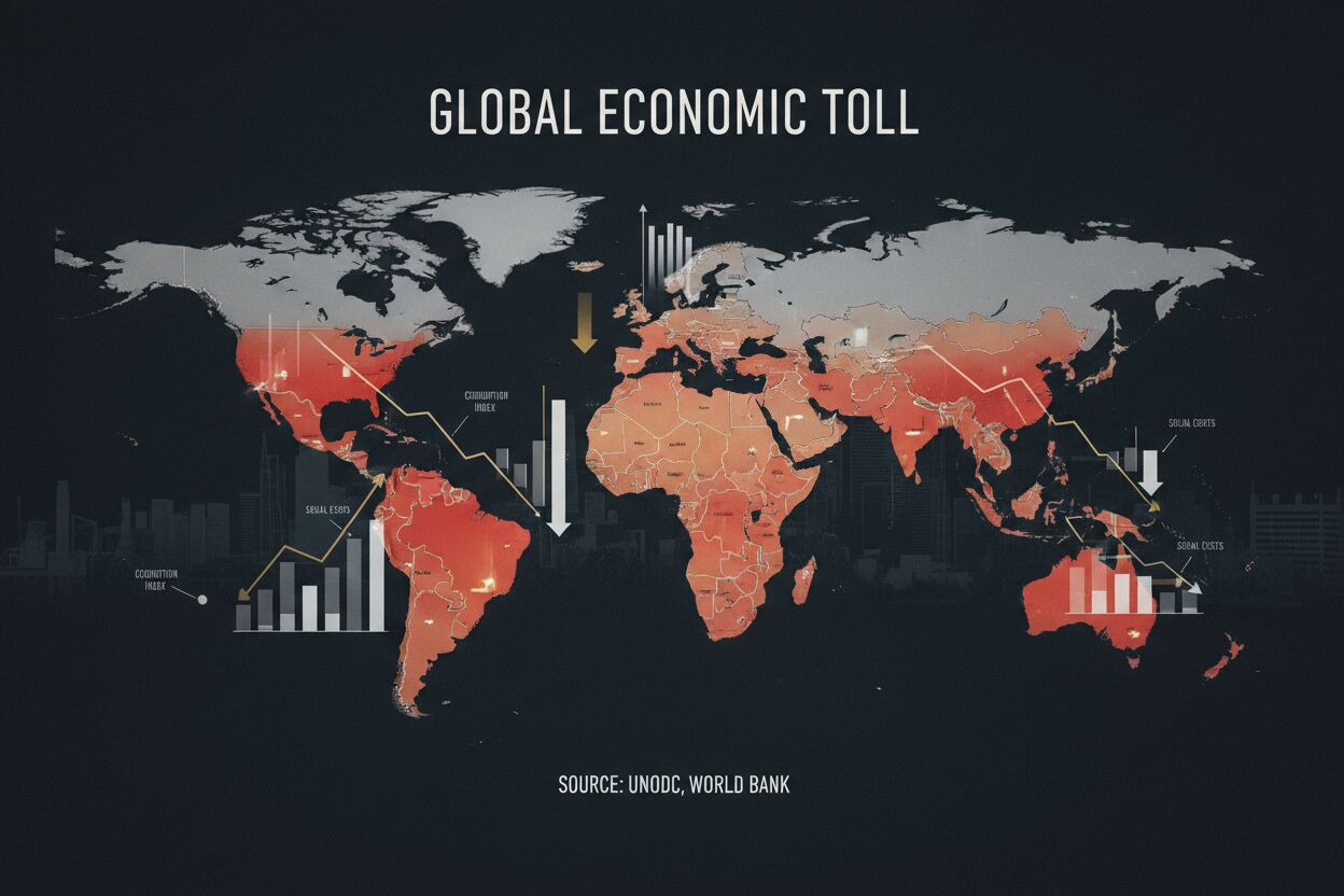 El impacto económico del narcotráfico: una amenaza global con costos millonarios