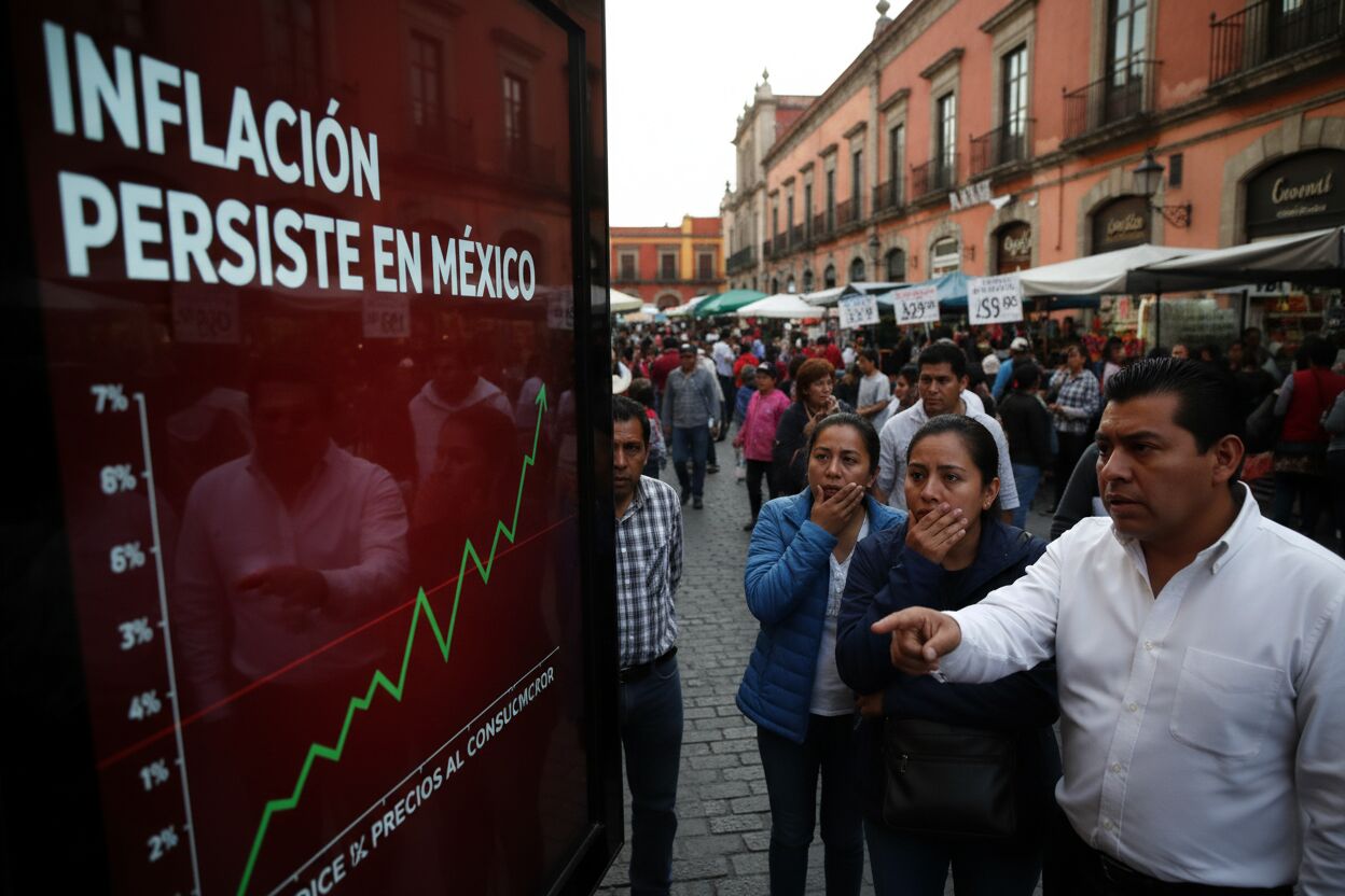 Inflación supera el 4% en México por presión de alimentos y energéticos