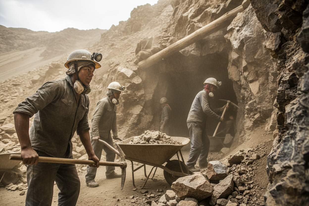 Fiebre de plata en Bolivia: Jóvenes arriesgan sus vidas por el metal precioso