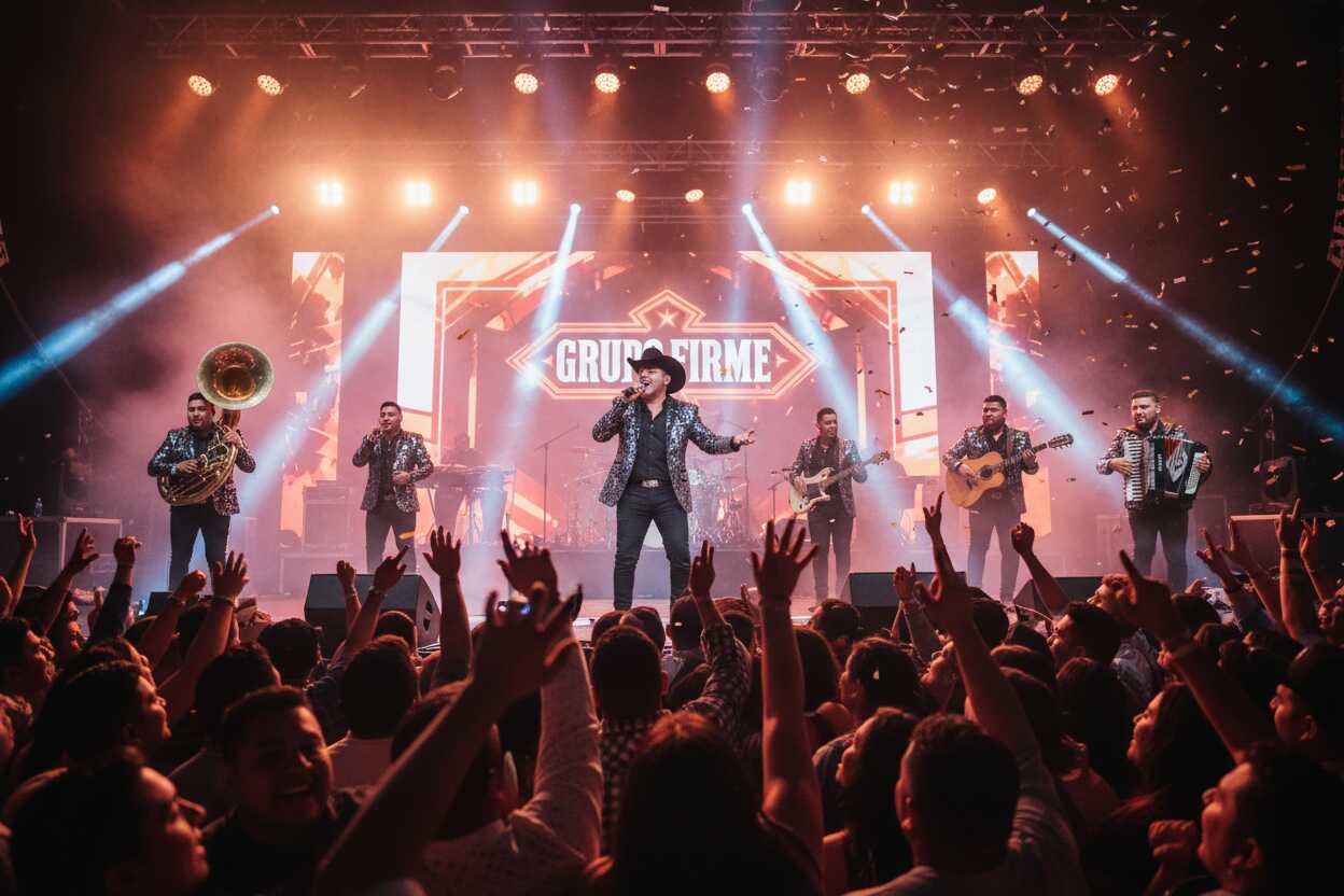 Grupo Firme llena el Chevron Park en una inolvidable noche de amor y música.