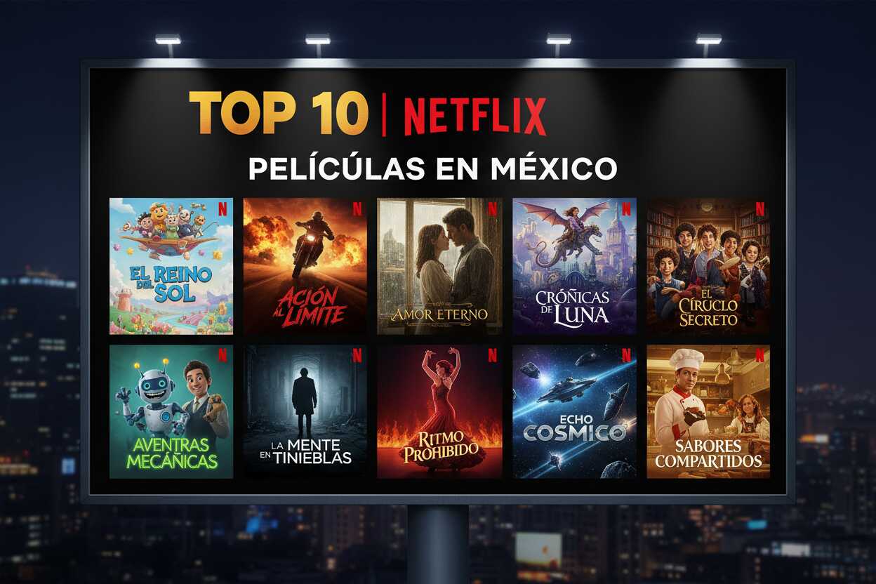 Netflix revela las 10 películas más vistas en México esta semana