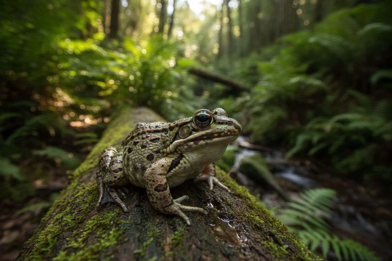 Rana leopardo: clave para el control de plagas en Parque Nacional Los Mármoles