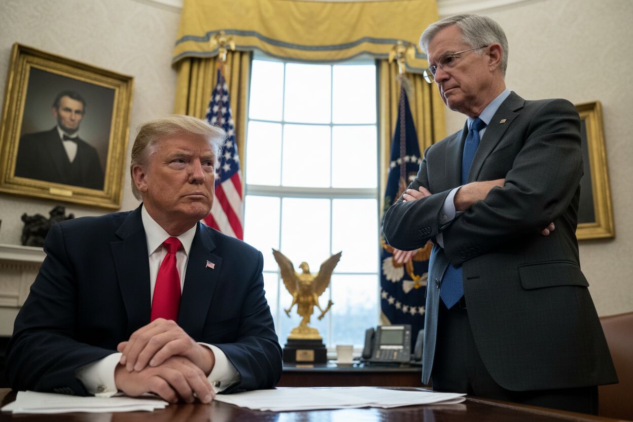 Trump amenaza con despedir a Powell si se queda en la Reserva Federal