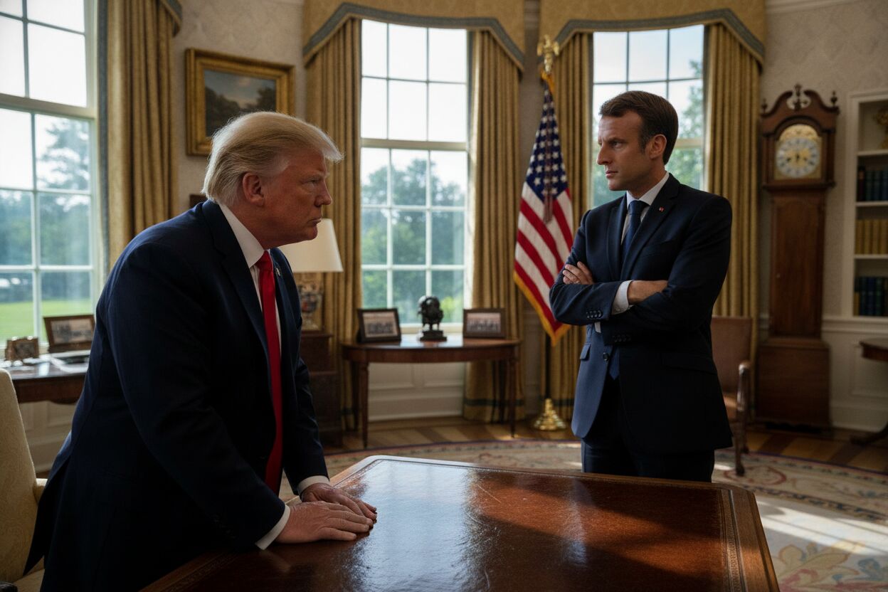 Trump amenaza con aranceles del 100% al vino y champán francés por impuesto a las empresas tecnológicas