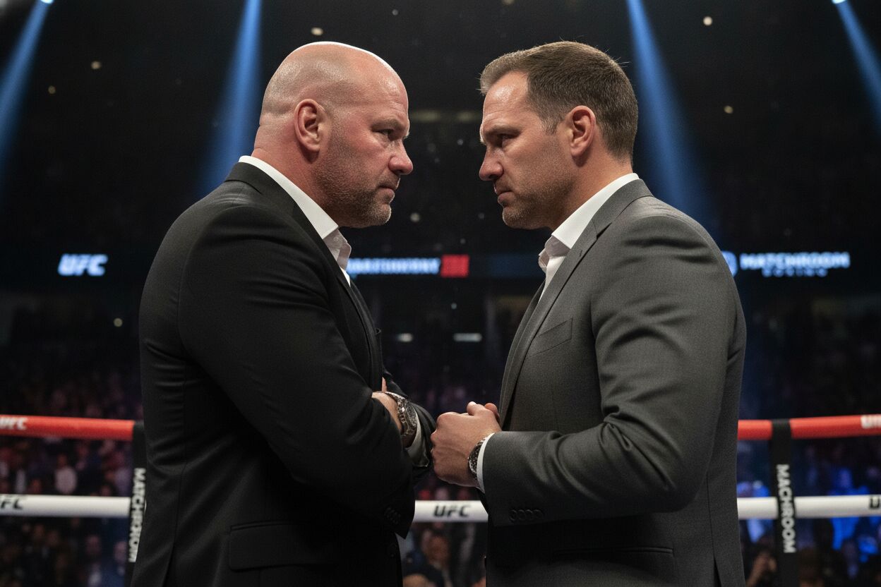 Dana White vence a Eddie Hearn en la guerra de palabras del boxeo y UFC