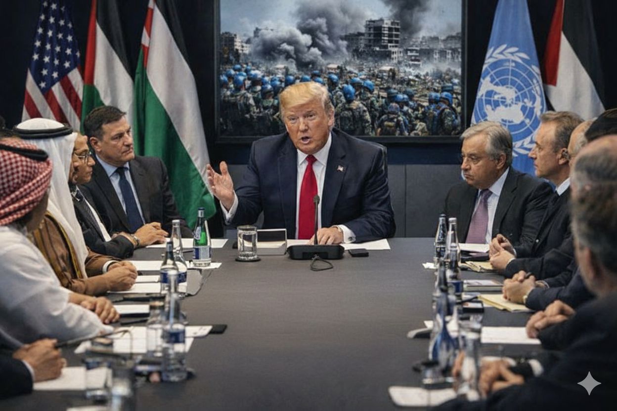 Trump crea consejo de paz para Gaza en fase dos del plan de paz.