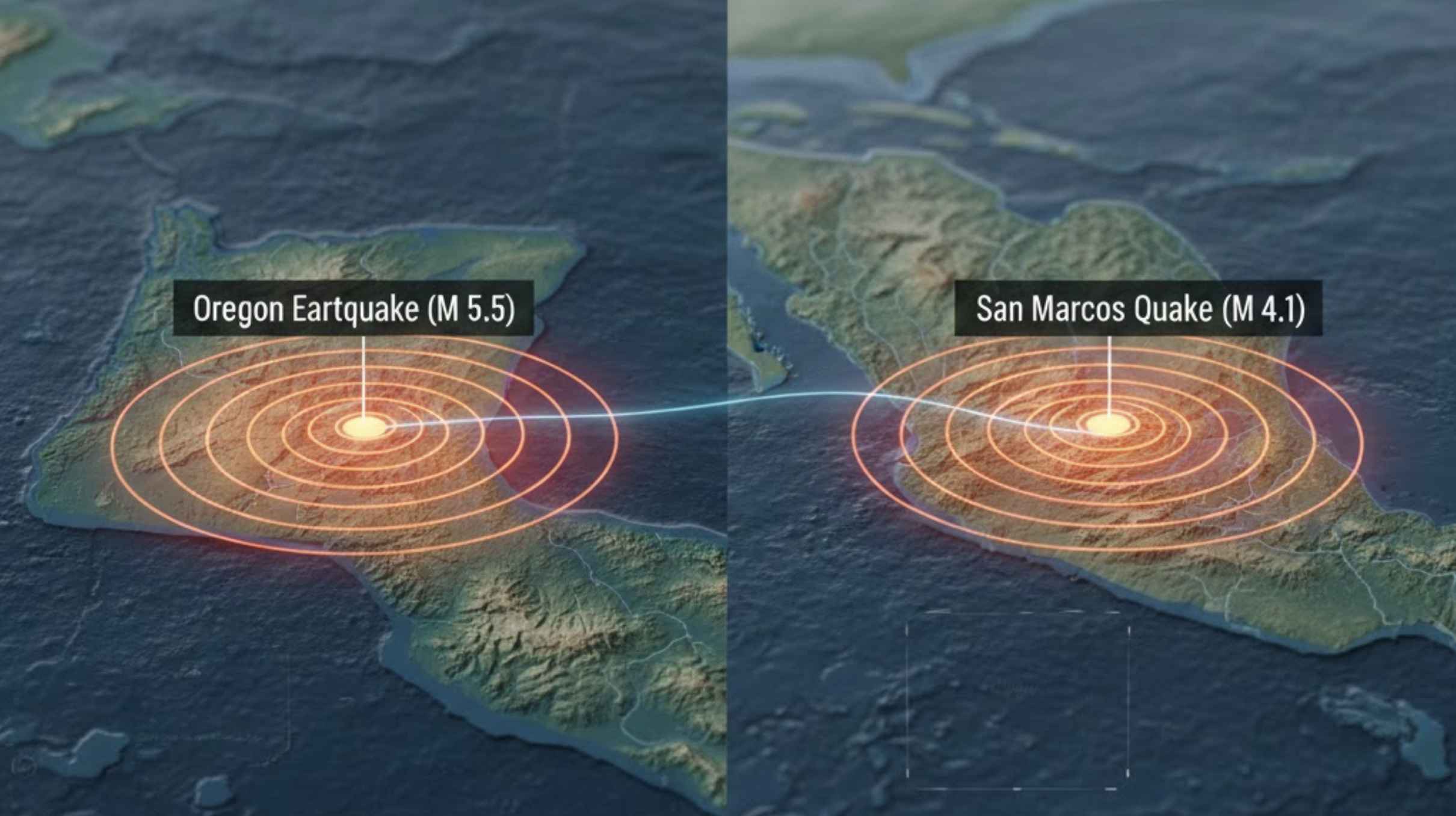 ¿Sismo en San Marcos por el temblor de Oregon? La posible conexión sísmica