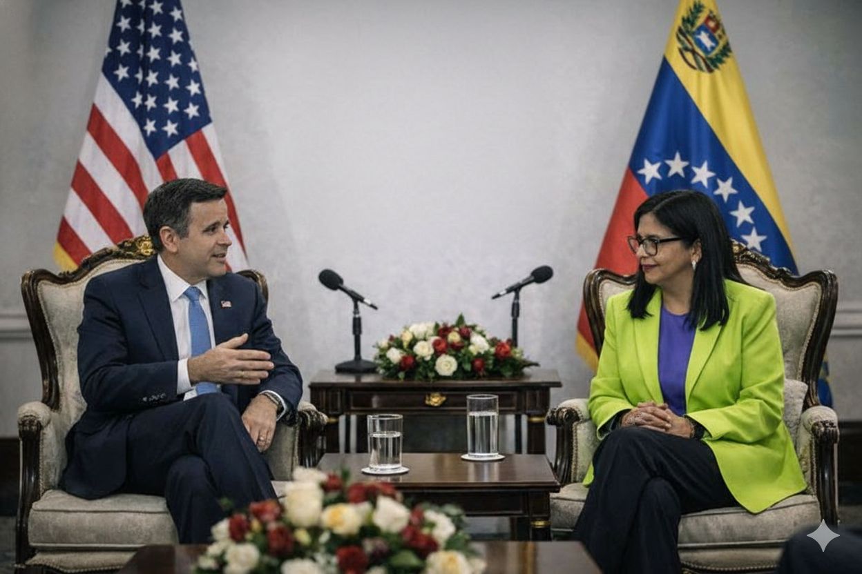 Director de la CIA se reúne con Delcy Rodríguez: Encuentro estratégico en Caracas