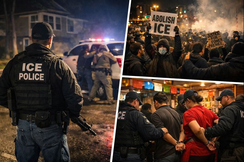 Crónica de terror: cómo las operaciones recientes del ICE desataron violencia, protestas y crisis