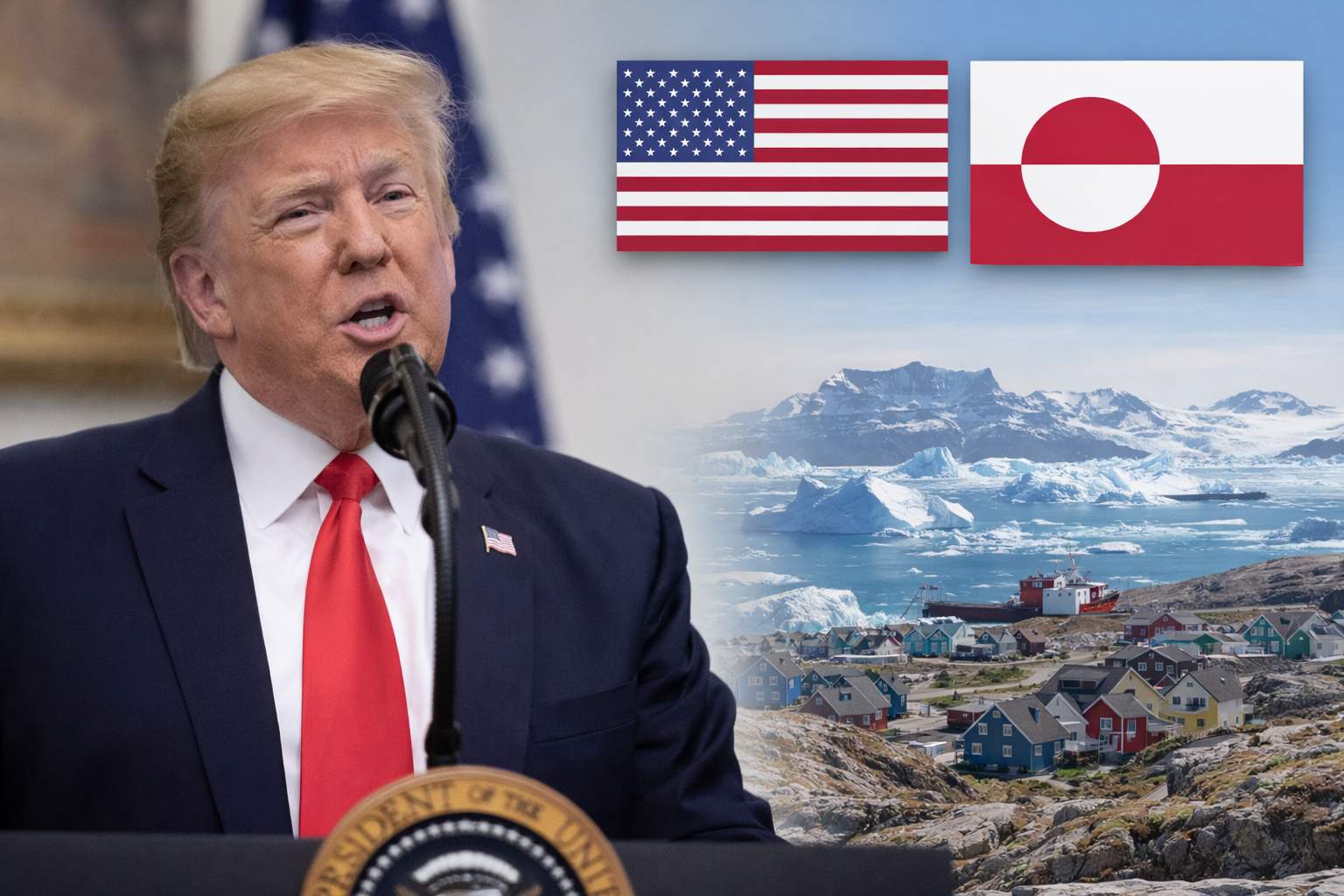 Trump renuncia a anexar Groenlandia, pero busca acceso sin restricciones