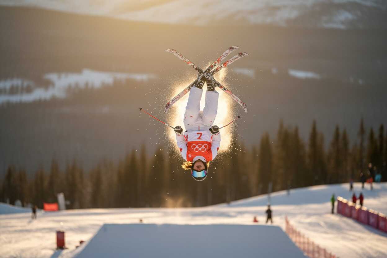 Megan Oldham gana oro en salto aéreo de esquí acrobático en los Juegos Olímpicos de Milán-Cortina