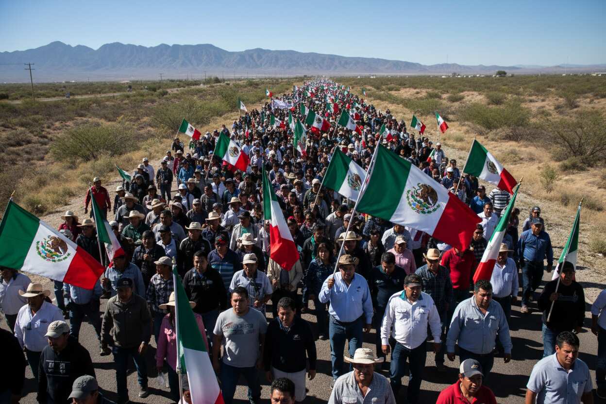 300 parralenses marcharán en Chihuahua por la soberanía nacional