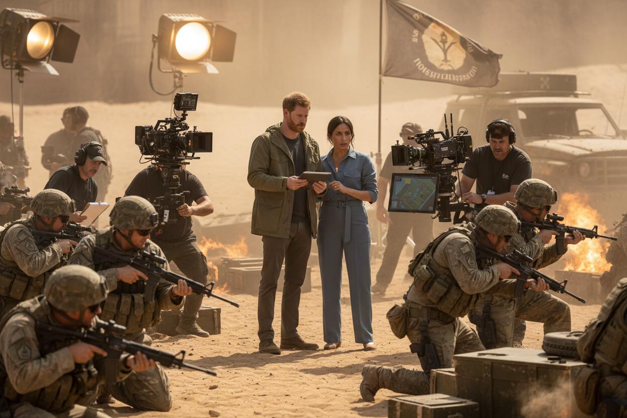 El Príncipe Harry y Meghan Markle producen película bélica basada en 'No Way Out'