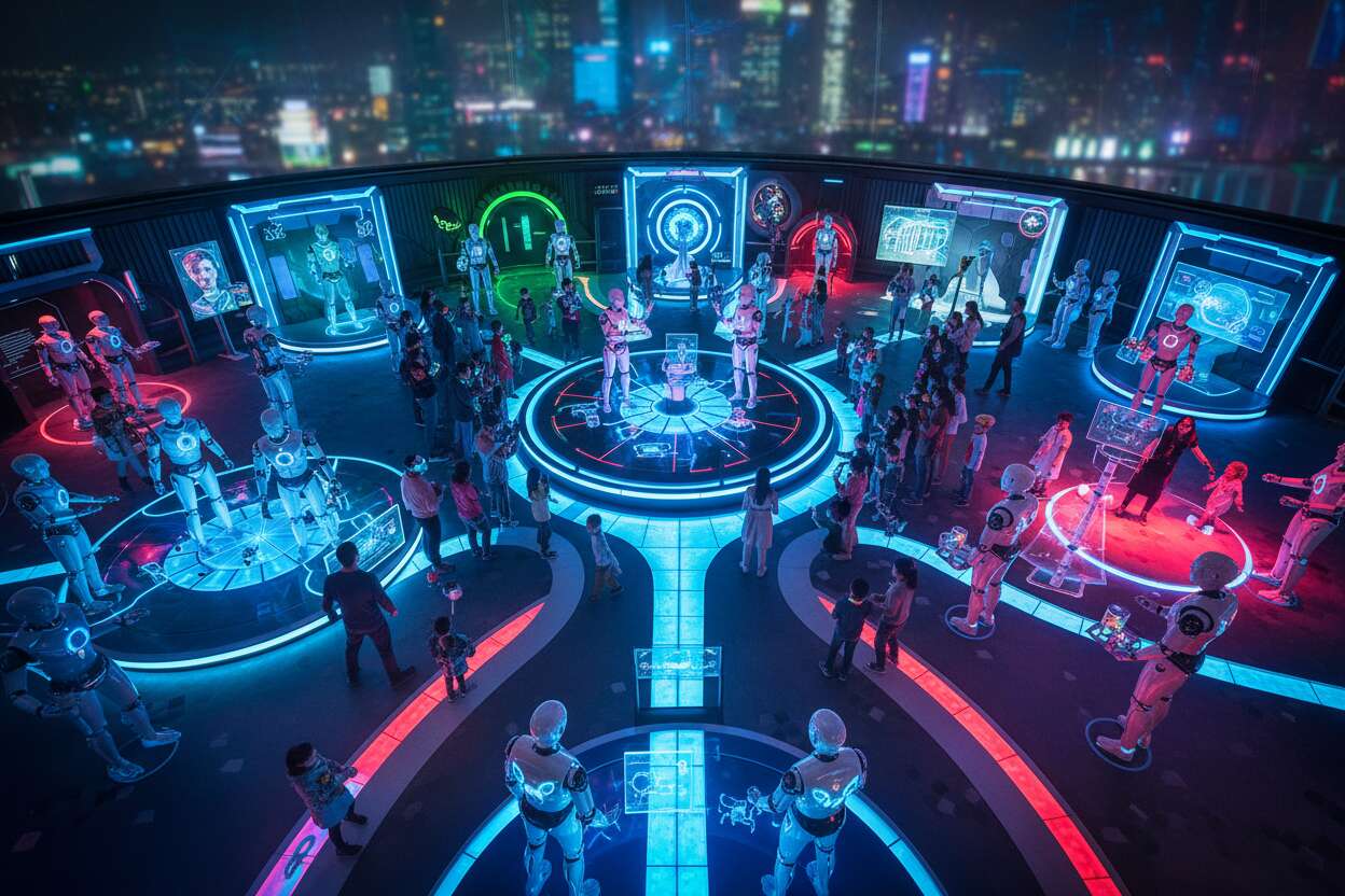 Galaxy Robot Park: Nuevo espacio promueve la interacción entre humanos y robots a través del arte