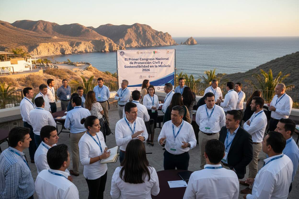 Primer Congreso Nacional de Protección Civil en la Minería 2026 en BCS