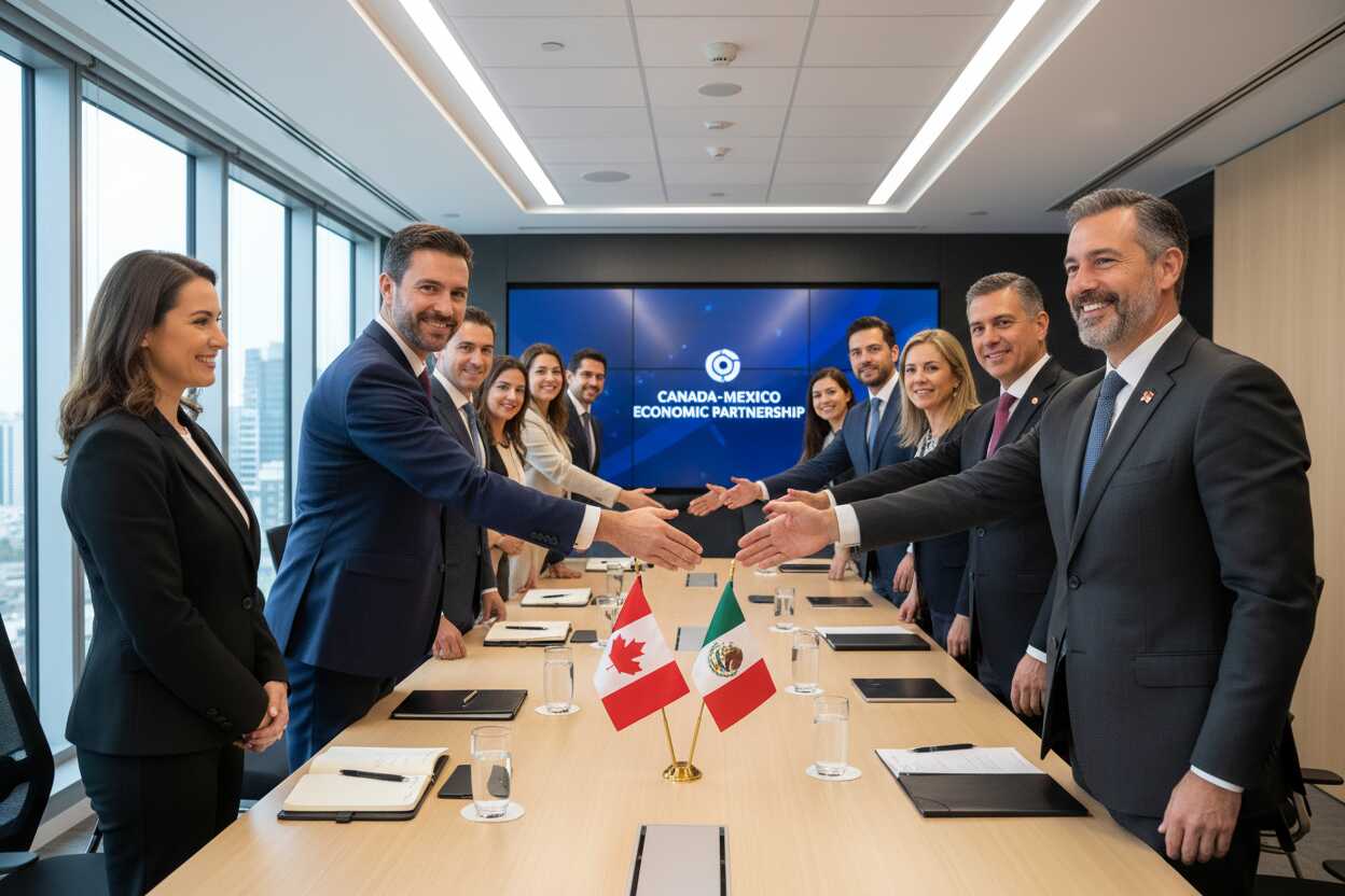 México y Canadá fortalecen lazos económicos con inversiones y comercio mutuo.