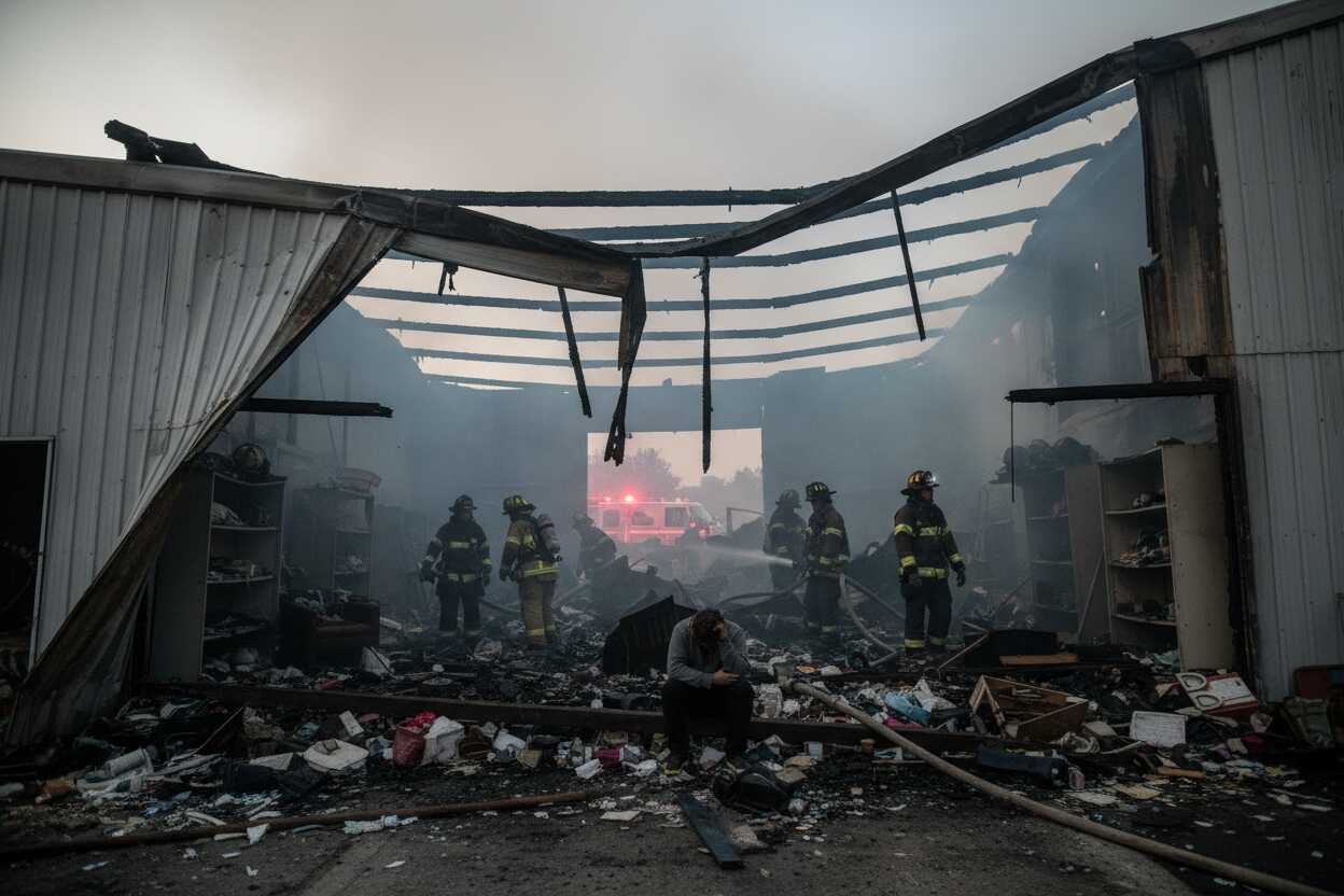 Tragedia en Manlleu: Cinco jóvenes fallecen por incendio en un trastero.