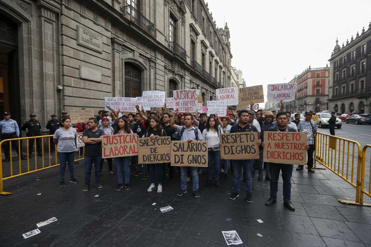 Huelga en Nacional Monte de Piedad cumple 4 meses sin salario para 1,800 trabajadores