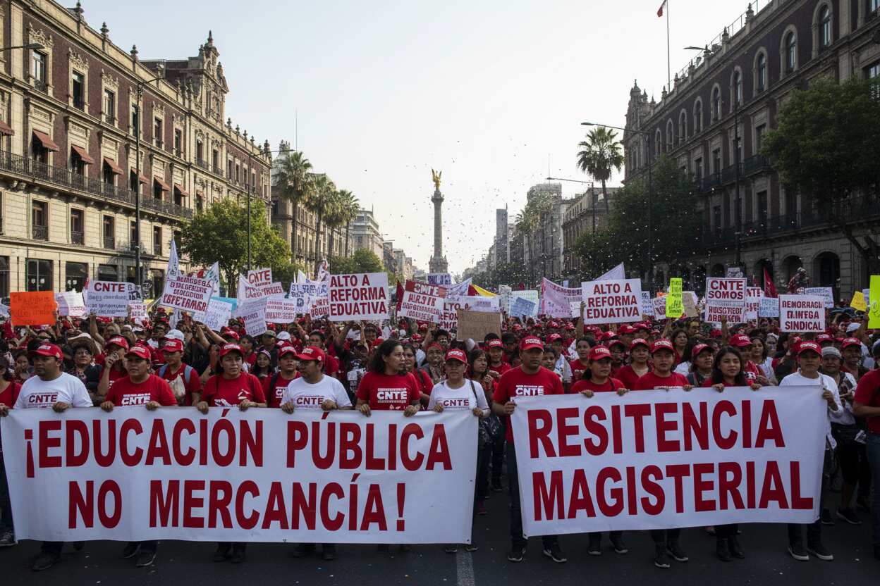Paro Nacional CNTE: Cierre vial en CDMX y alternativas viales 18-20 de marzo
