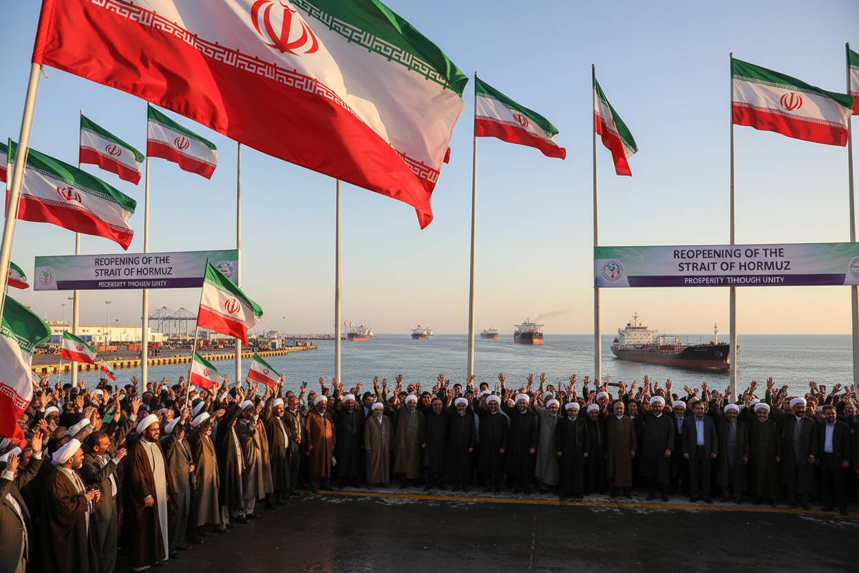 Irán reabre el Estrecho de Ormuz a la navegación mientras Trump mantiene el bloqueo