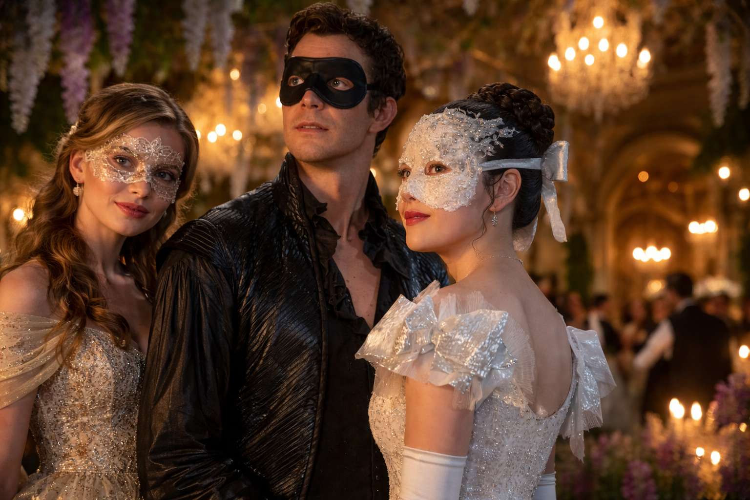 Bridgerton en Madrid: actores de la serie de Netflix celebran fiesta de máscaras con fans