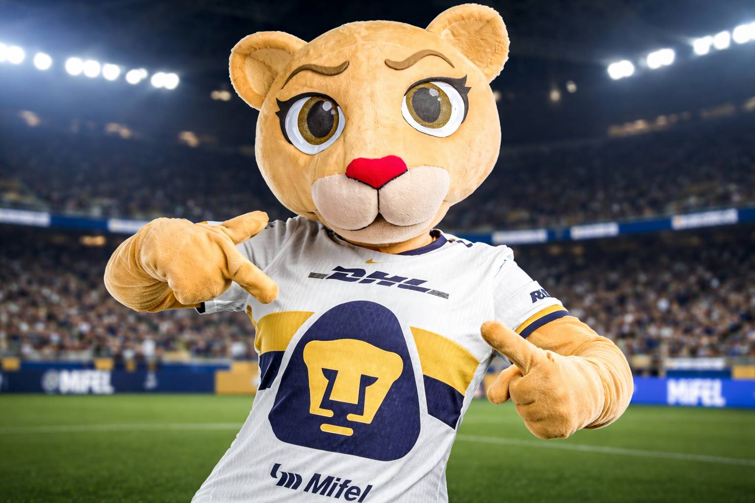 Pumas presenta a Goya, nueva mascota del equipo femenil: críticas, memes y reacciones