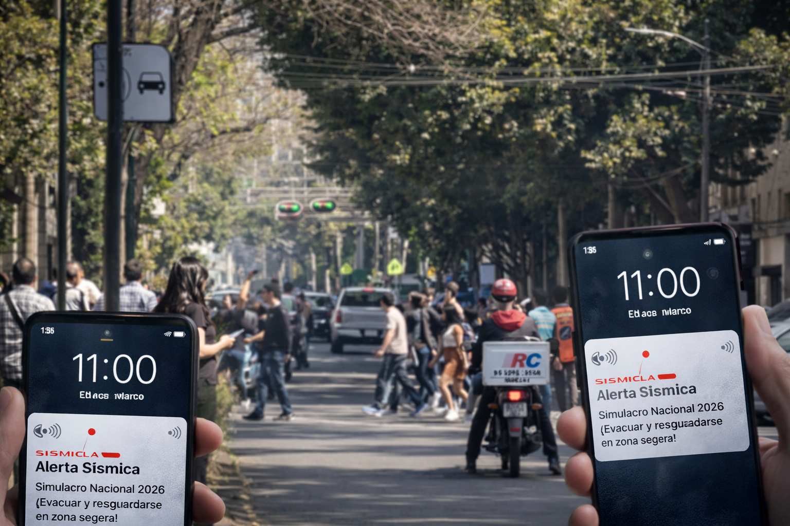 Así fue el simulacro 2026: alerta sísmica sonó en millones de celulares a las 11:00