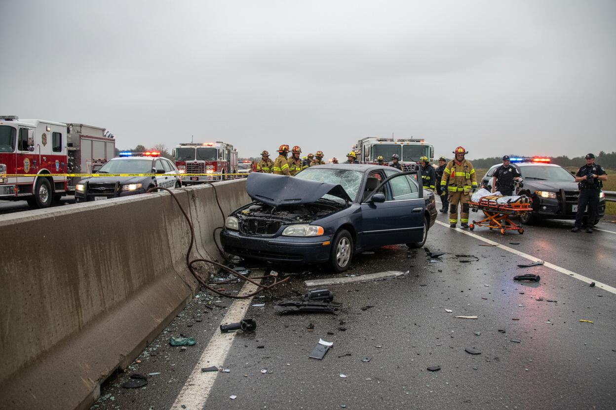 Tragedia vial en Monterrey: pareja muere y menores heridos tras aparatoso accidente