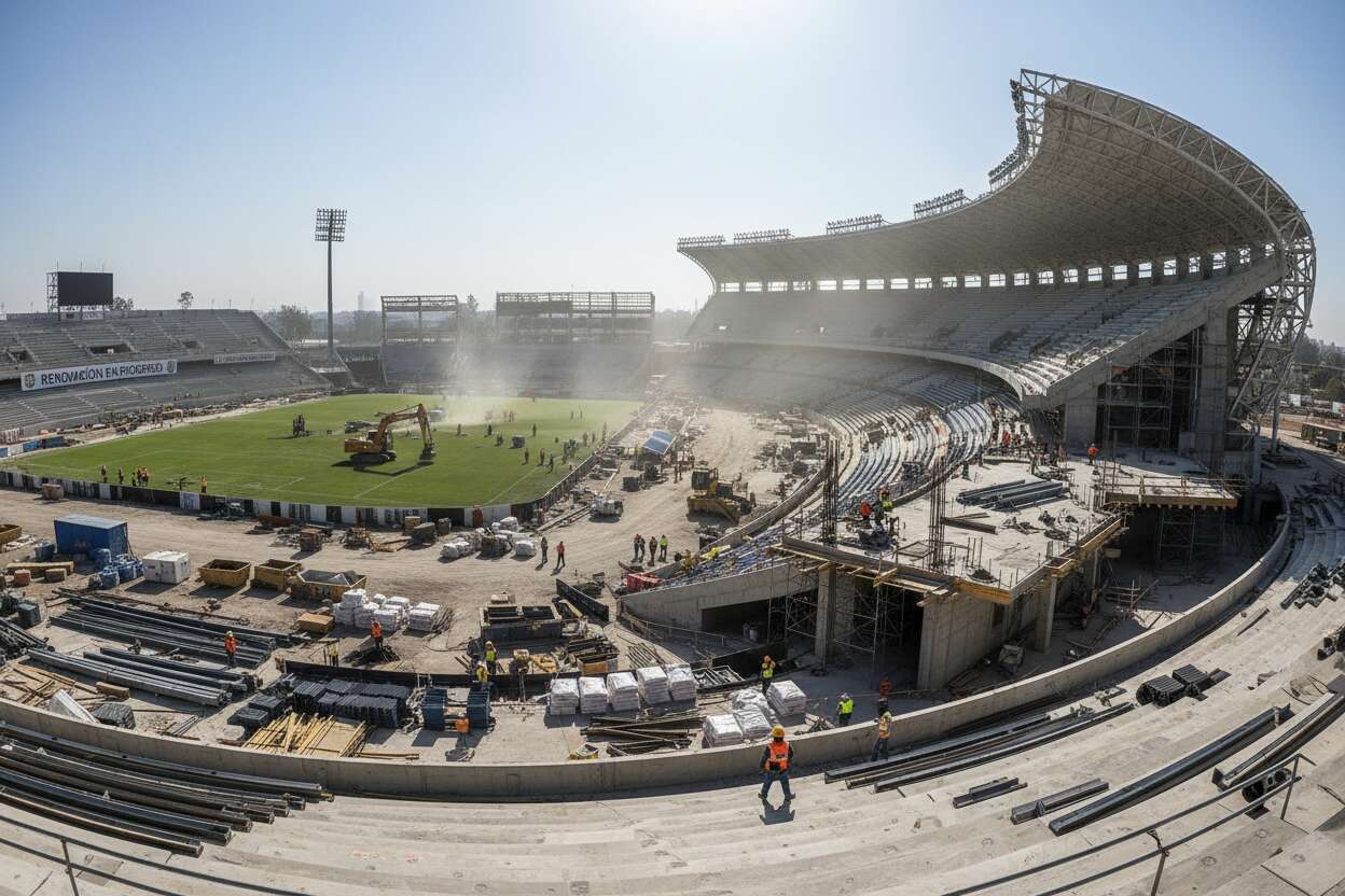 Estadio Monterrey avanza a ritmo acelerado para el Mundial 2026