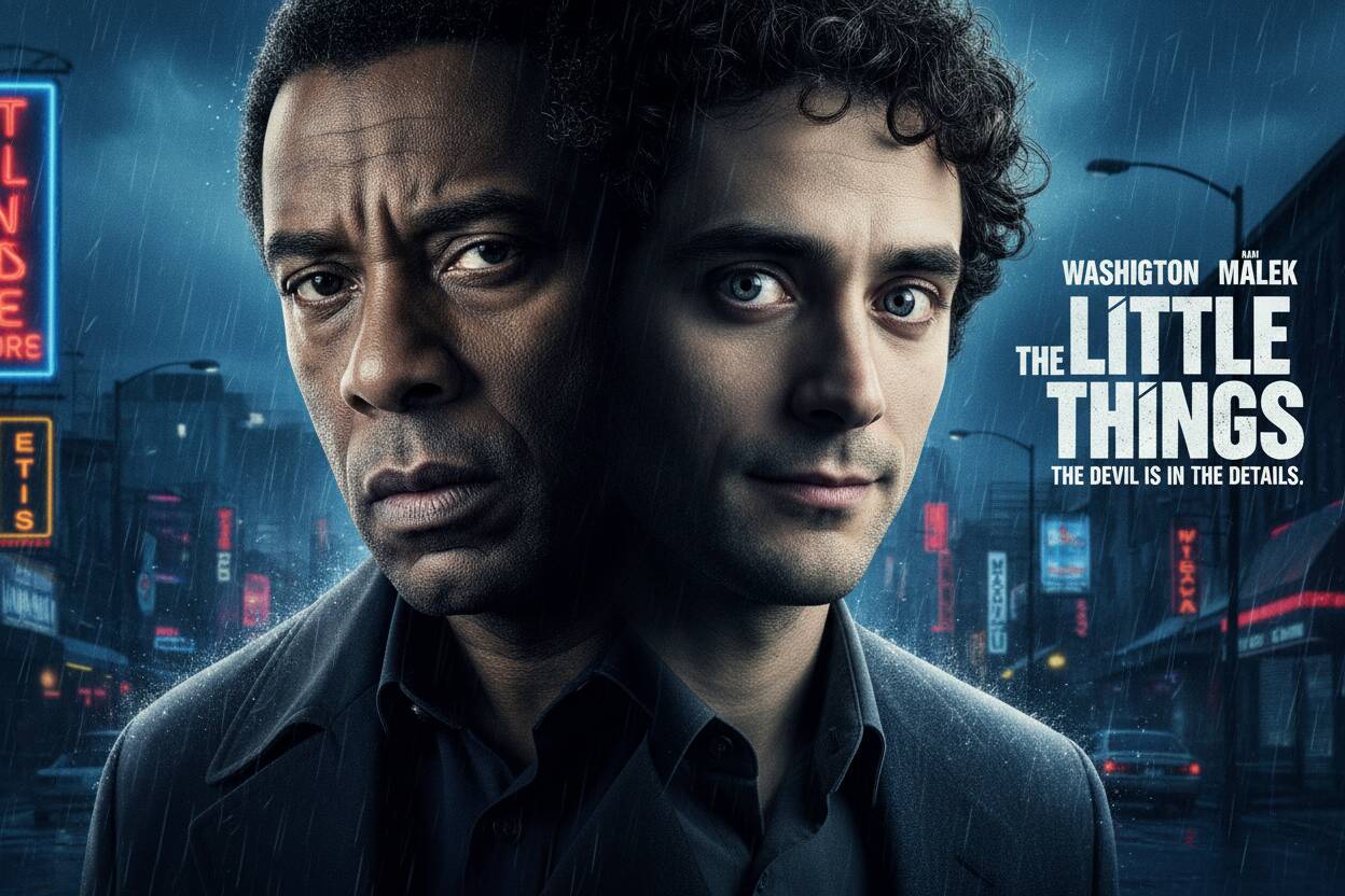 Denzel Washington, Rami Malek y Jared Leto en Pequeños Secretos en HBO Max.