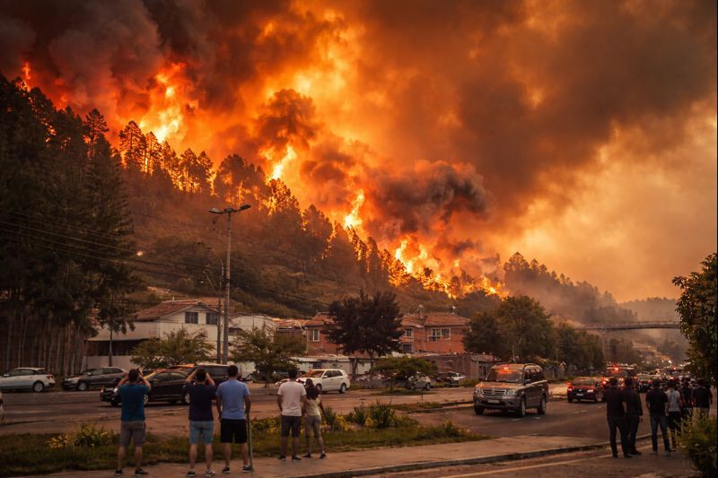 Chile vive tragedia sin precedentes: incendios forestales dejan al menos 18 muertos y más de 20 mil desplazados
