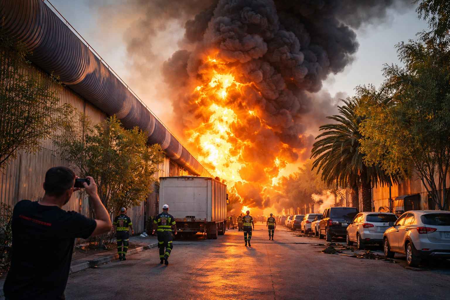 Explota camión de gas en Chile: incendio masivo deja 10 muertos