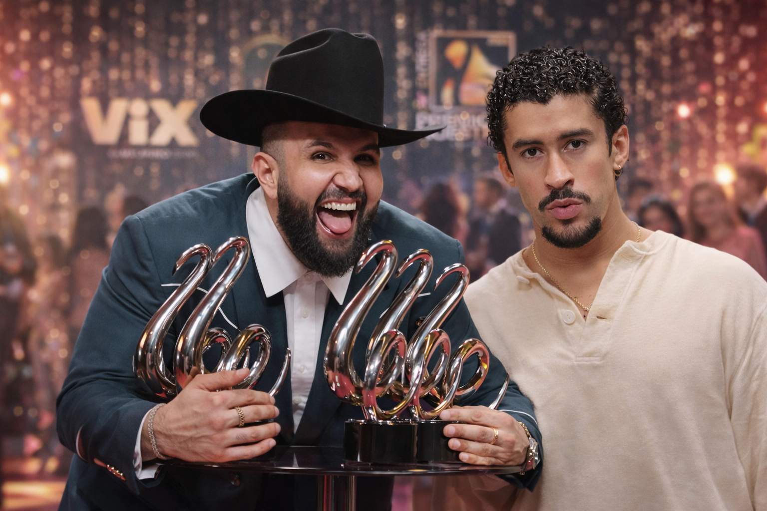 Ganadores Premios Lo Nuestro 2026: Carín León arrasa y Bad Bunny gana sin asistir