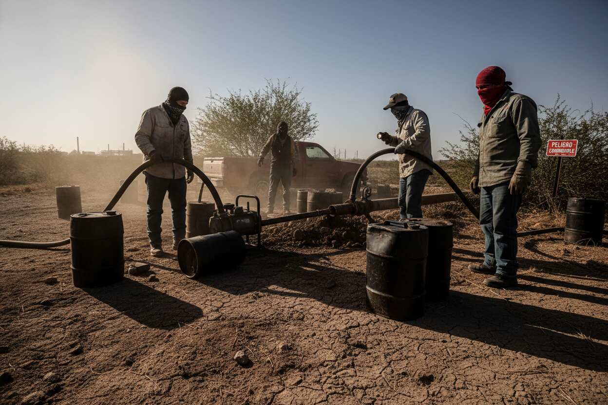 Huachicol: Economía criminal de hasta 400 mil mdp anuales alimenta al crimen organizado