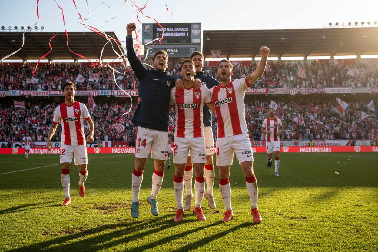 Rayo Vallecano vence a Samsunspor en la UEFA Conference League