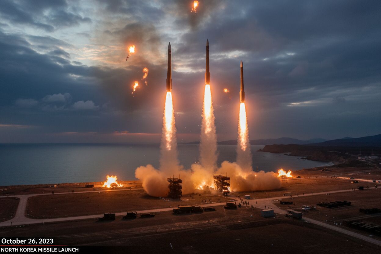 Corea del Norte lanza misiles balísticos hacia el mar de Japón, tensión en la región aumenta