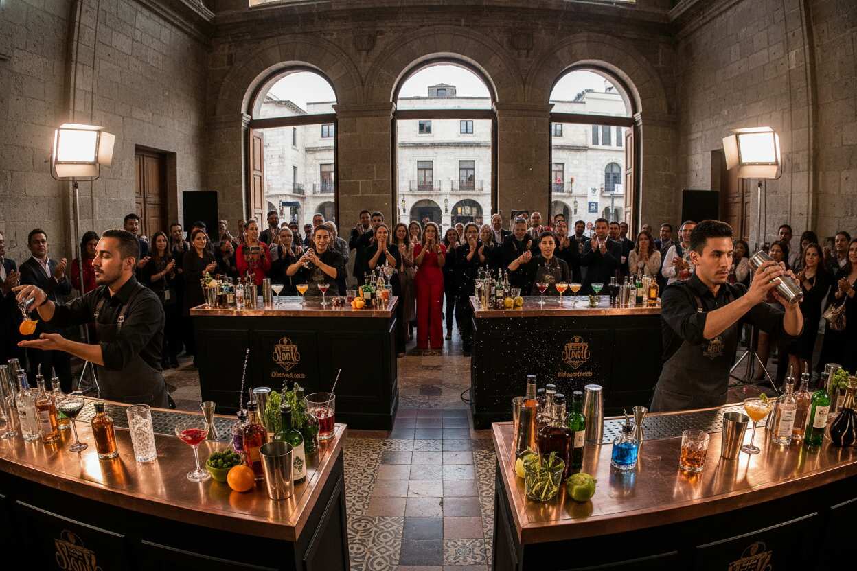 Competencia Nacional de Mixología y Flair Bartending llega a Puebla