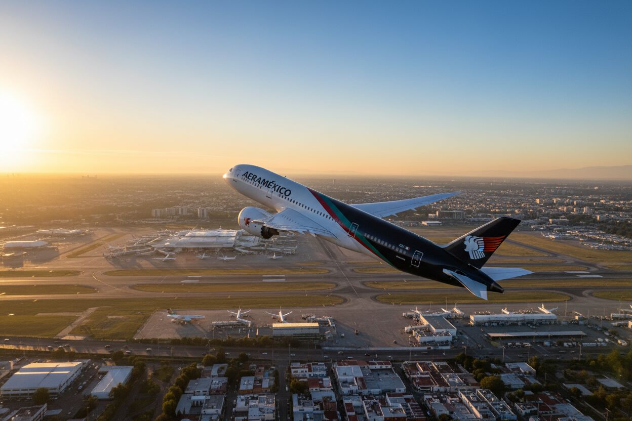 Aeroméxico planea reabrir ruta Ciudad de México-Caracas tras años de suspensión