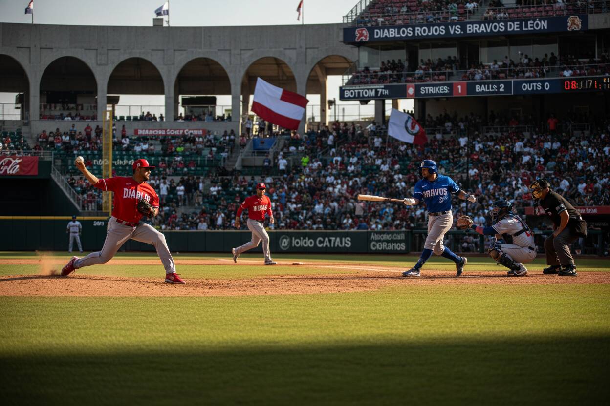 Diablos Rojos apabullan a Bravos en La Fortaleza, toman ventaja 1-0 en la serie